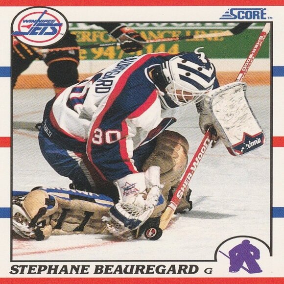Stephane Beauregard - Winnipeg Jets NHL Hockey Card Collection - Picture 4 of 4